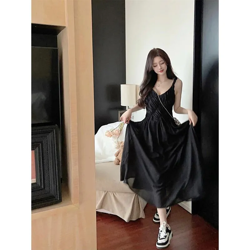 Slimming Simplicity Pleated Fairy Dress