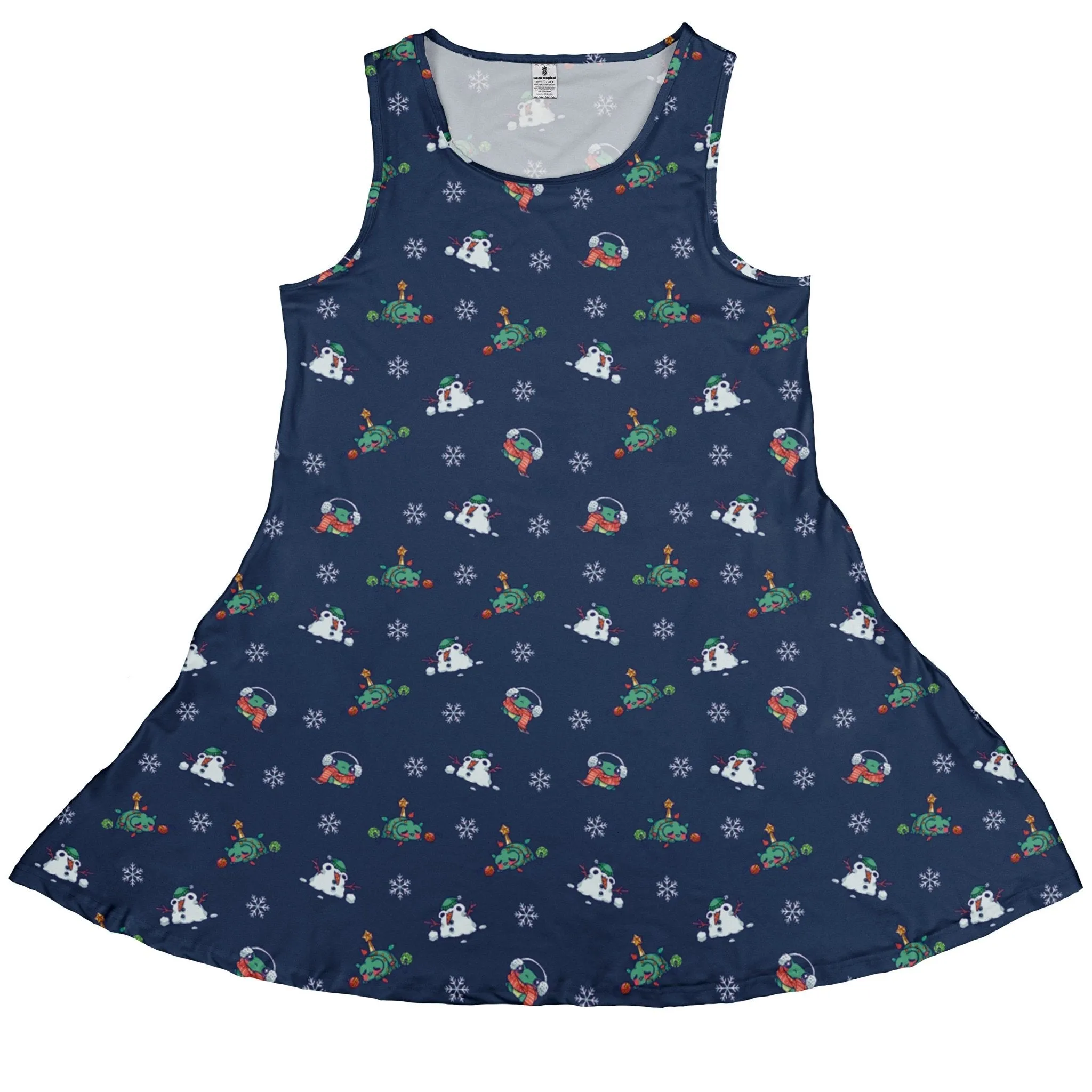 Snowing Frogs Chilly Night Dress