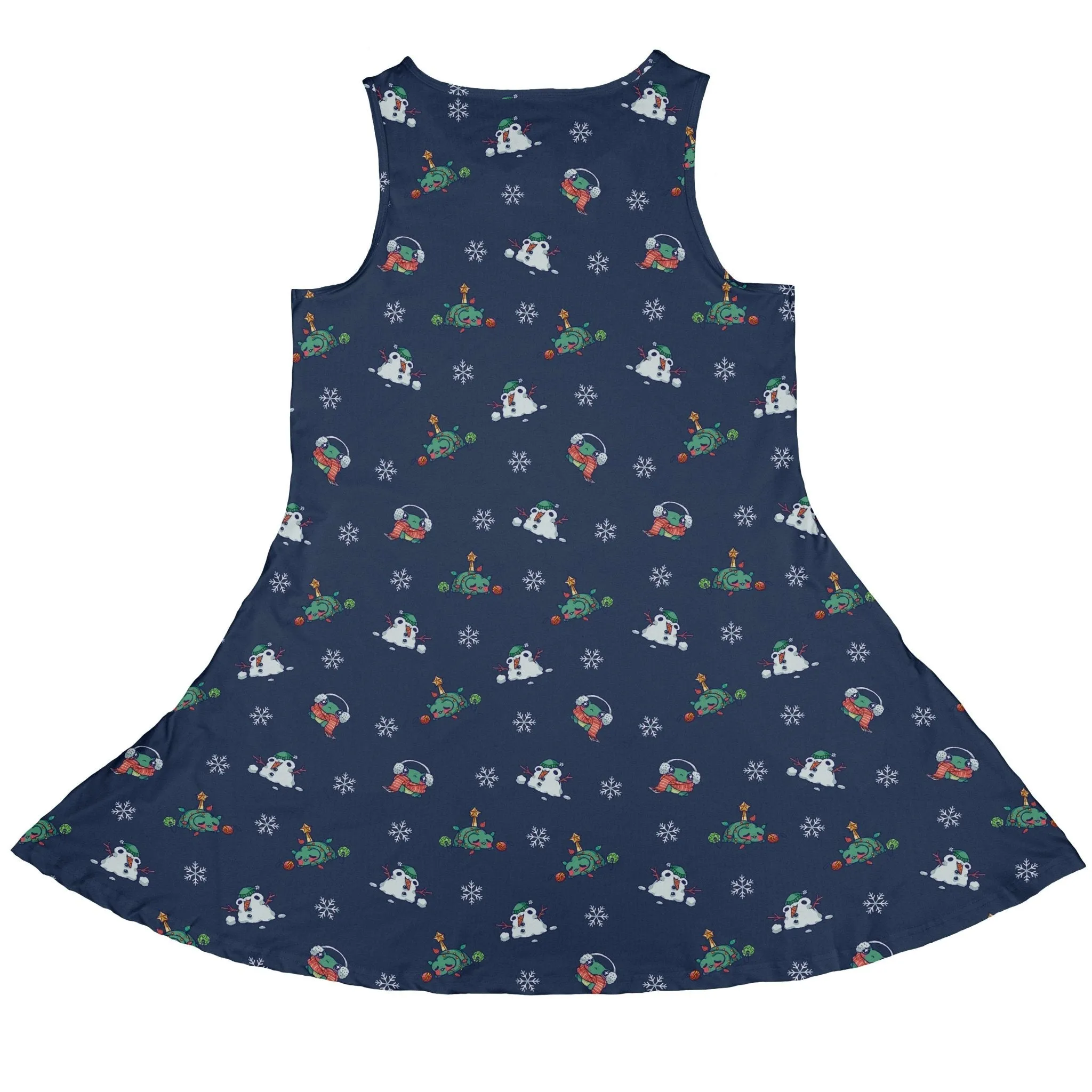 Snowing Frogs Chilly Night Dress