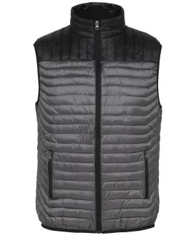 Steel/Black - Domain two-tone gilet