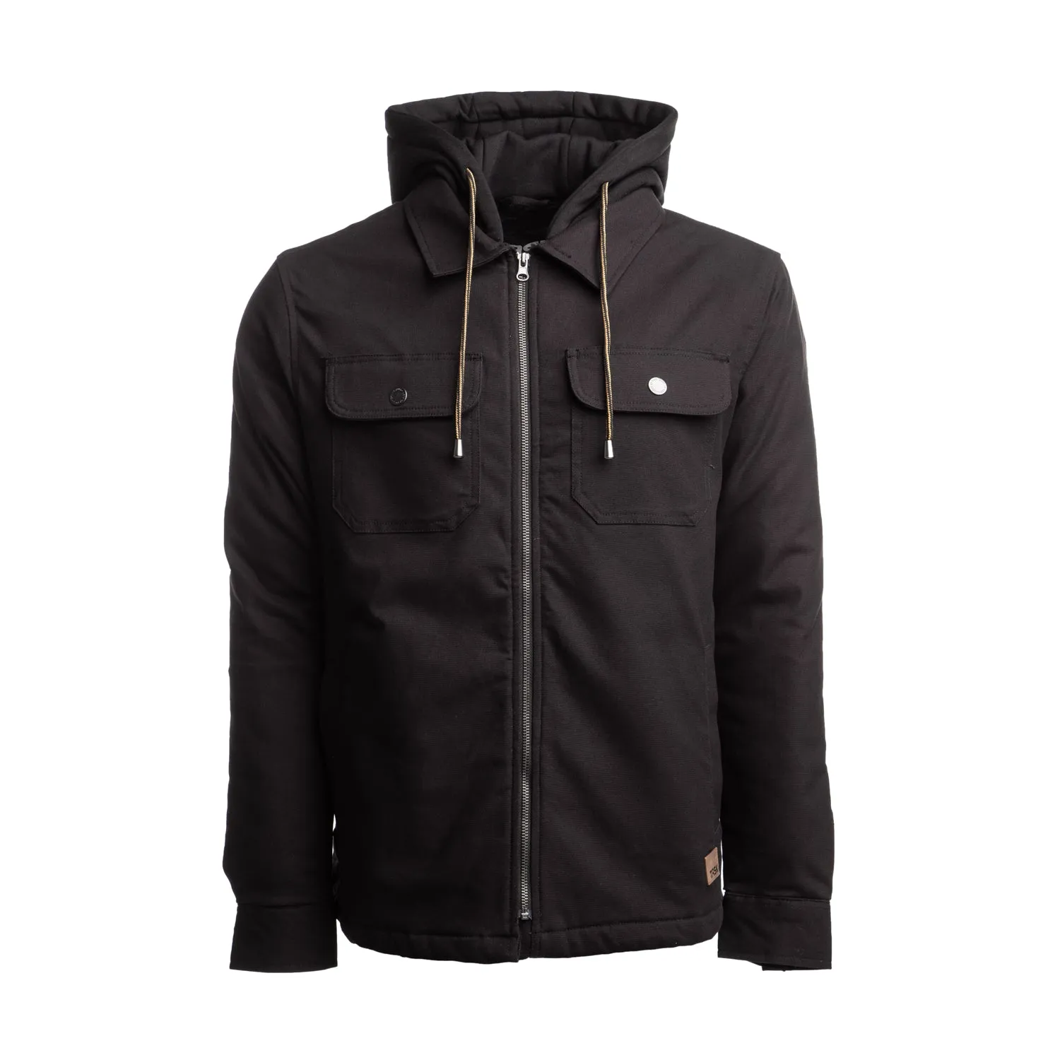 Stretch Canvas Sherpa Lined Jacket - TK-E1836-BLK - Limited Stock