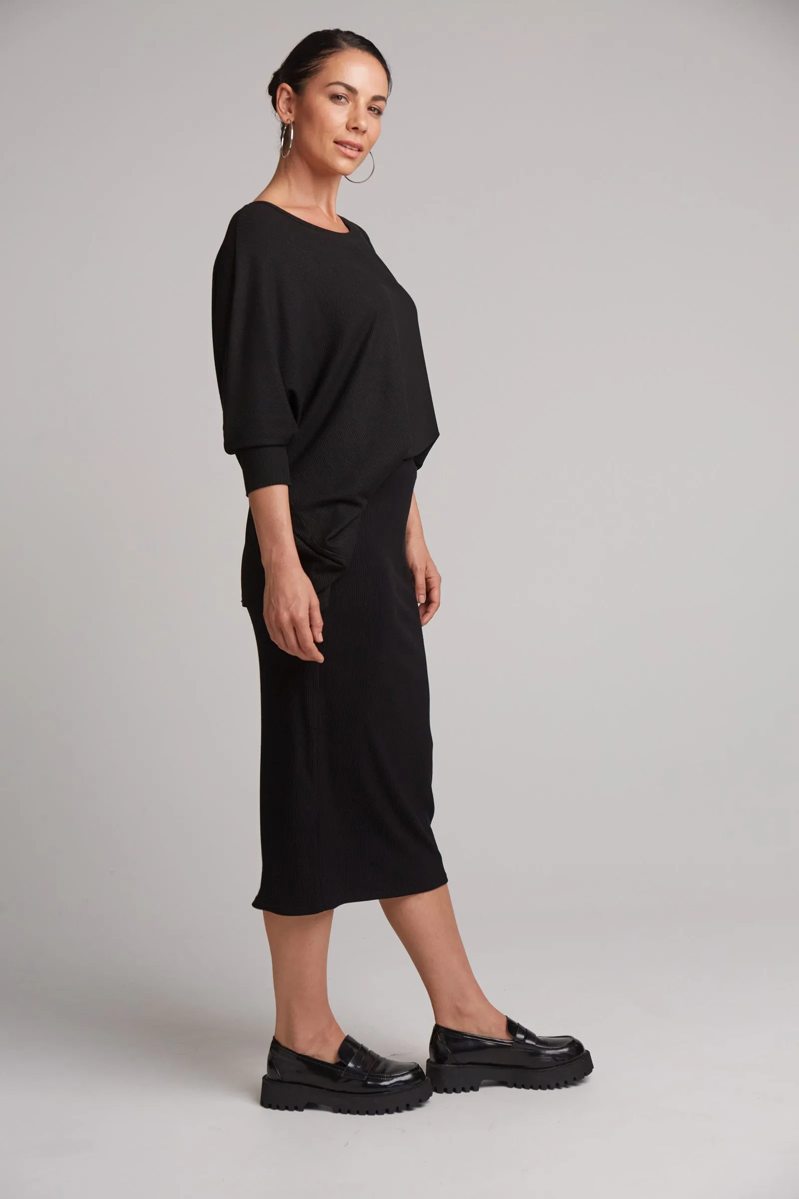 Studio Jersey Skirt - Ebony