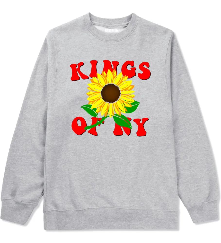 Sunflower Kings Of NY Mens Crewneck Sweatshirt