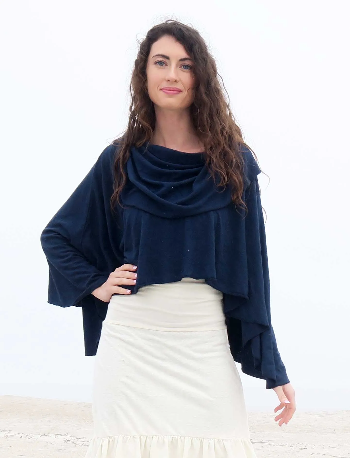 Super Cowl Aphrodite Cropped Cape