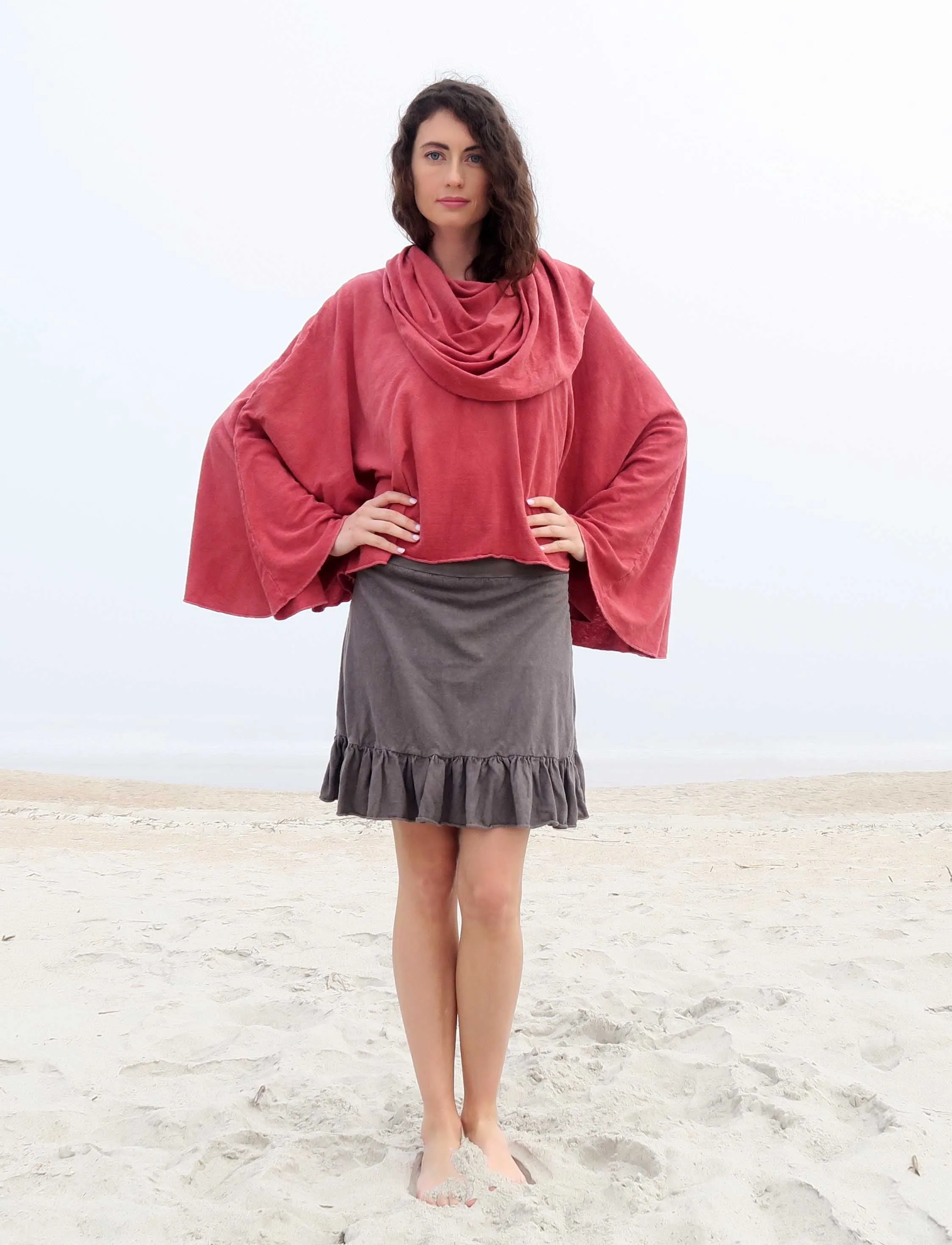 Super Cowl Aphrodite Shirt Cape