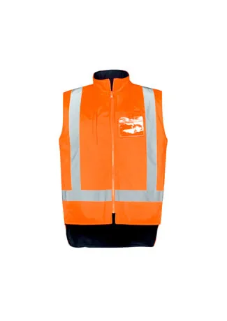 Syzmik Mens Hi Vis X Back Taped 4 In 1 Waterproof Jacket (ZJ616)