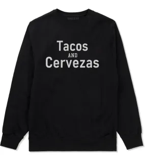 Tacos And Cervezas Cinco De Mayo Mens Crewneck Sweatshirt