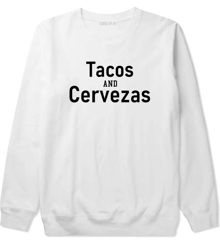 Tacos And Cervezas Cinco De Mayo Mens Crewneck Sweatshirt