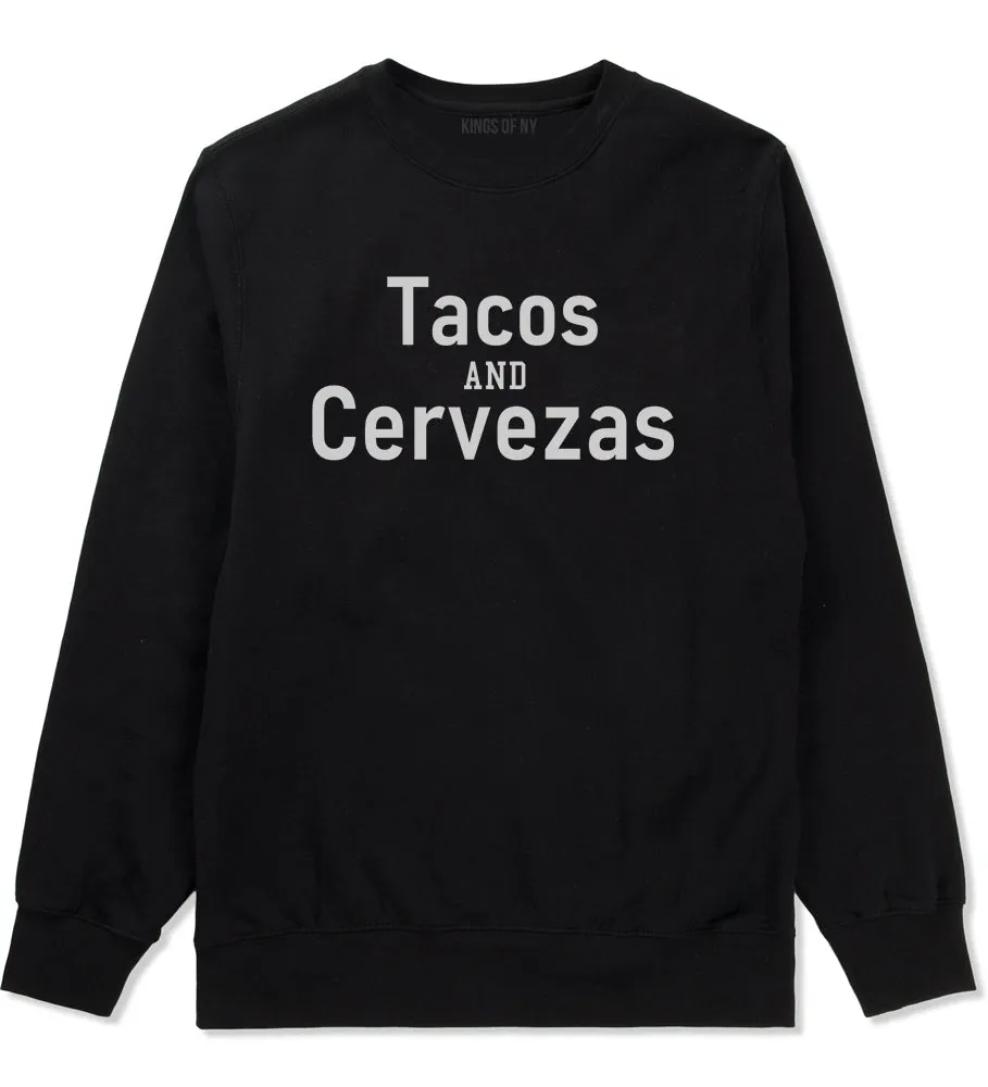 Tacos And Cervezas Cinco De Mayo Mens Crewneck Sweatshirt