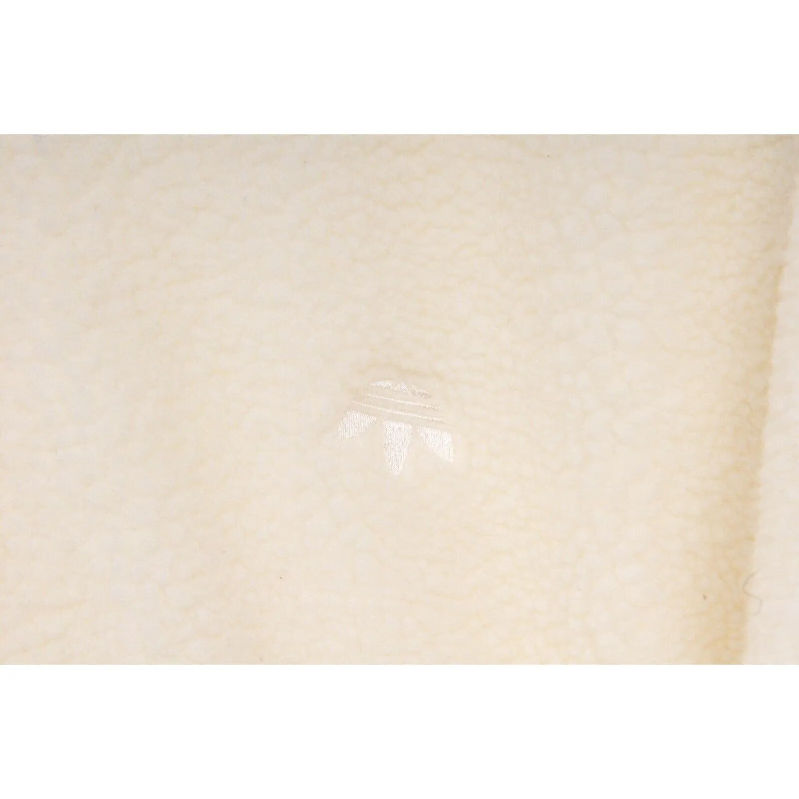 Tan White Reversible  Adidas Sherpa Logo Bomber Jacket