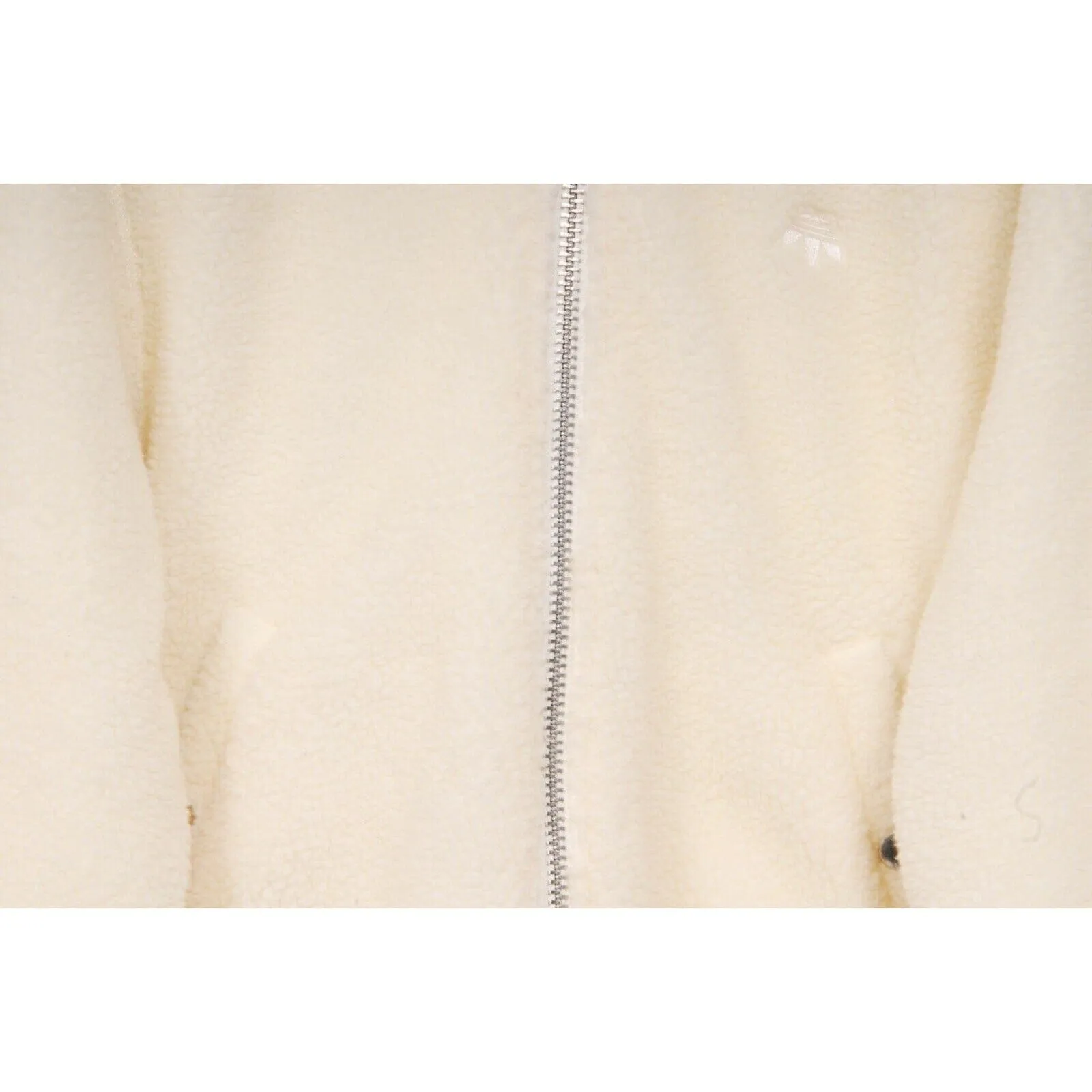 Tan White Reversible  Adidas Sherpa Logo Bomber Jacket