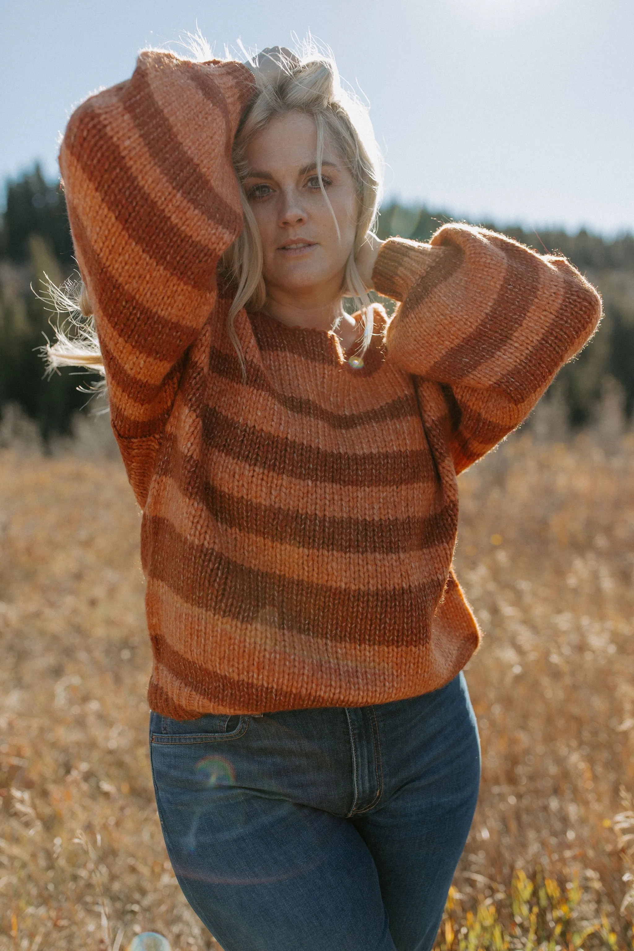 The Autumn Spice Chunky Knit Sweater