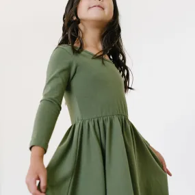 The Ballet Dress in Olivine