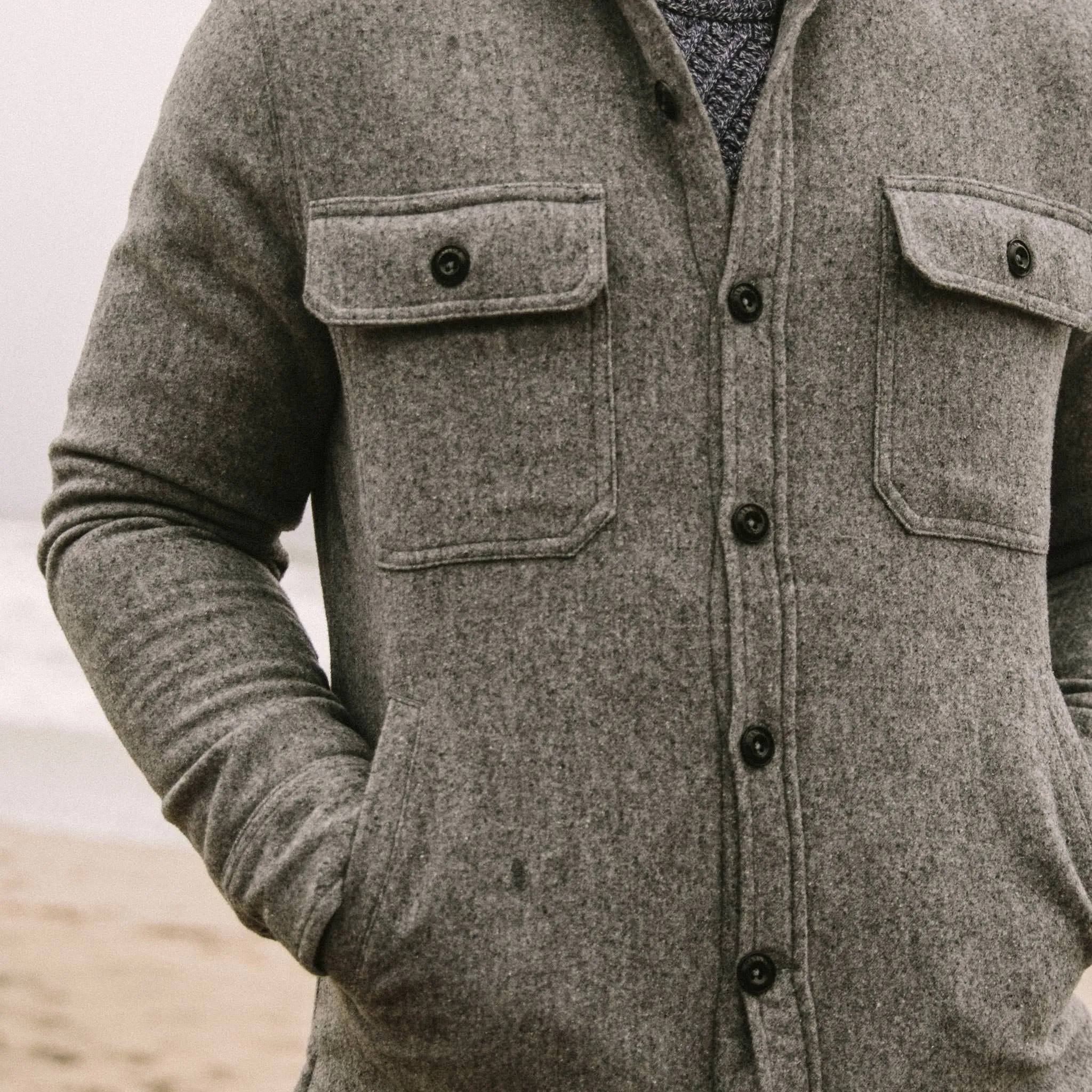 The Chandler Jacket in Ash Donegal