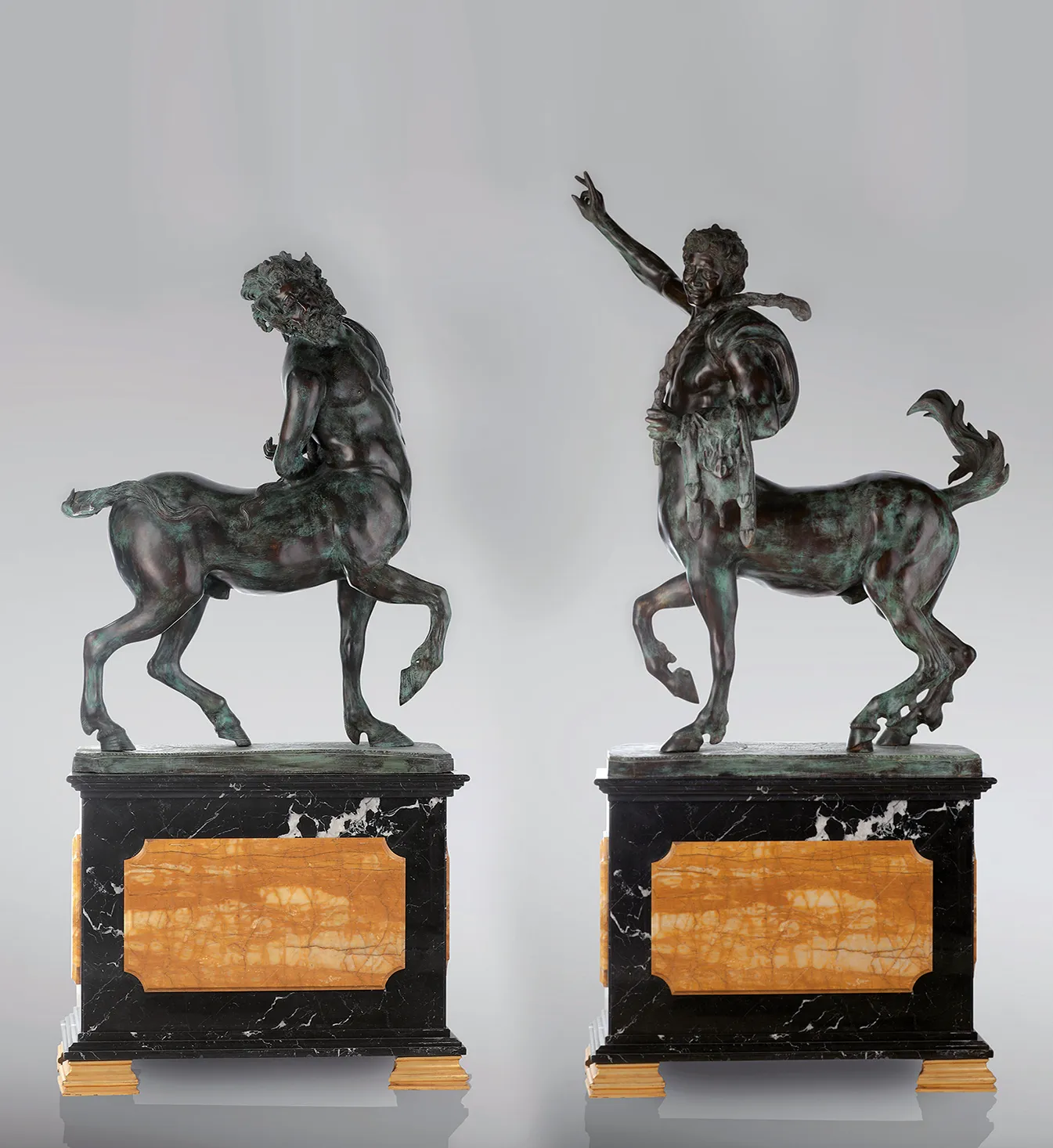 The Furietti Centaurs Pair - Life-Size Bronze Statues