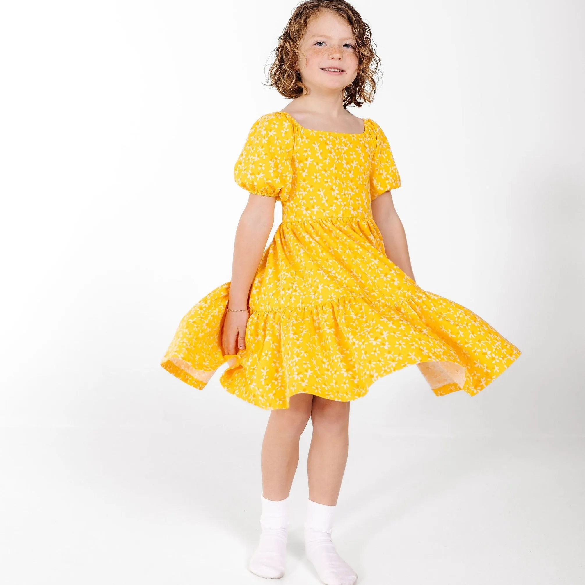 The Juliet Dress in Zingy Petals