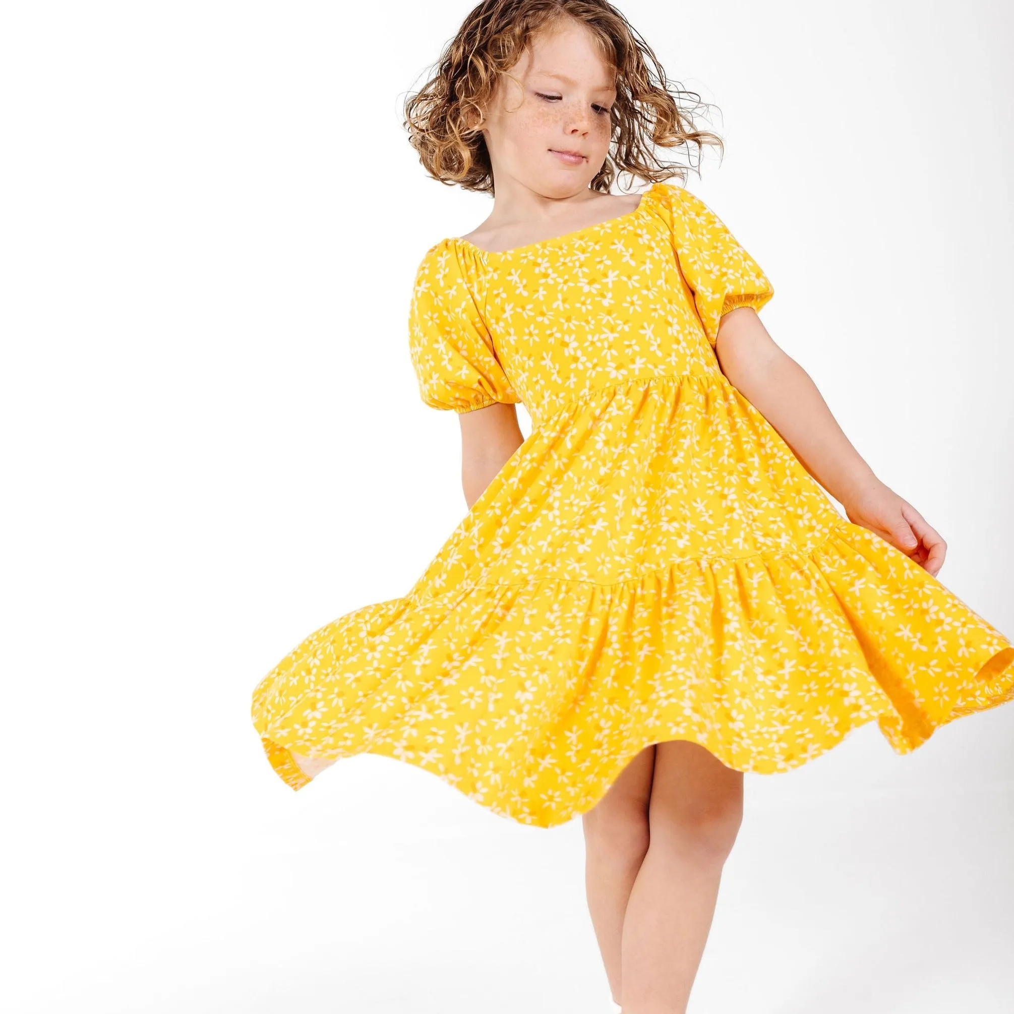 The Juliet Dress in Zingy Petals