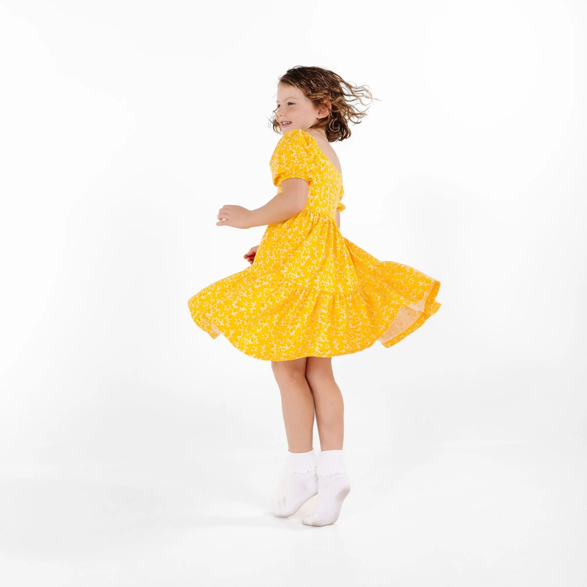 The Juliet Dress in Zingy Petals