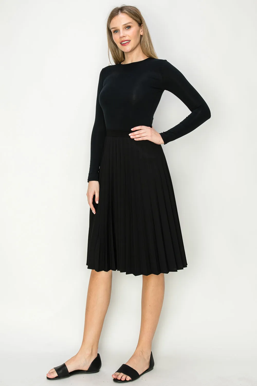 The Perfect Stick Pleated Skirt