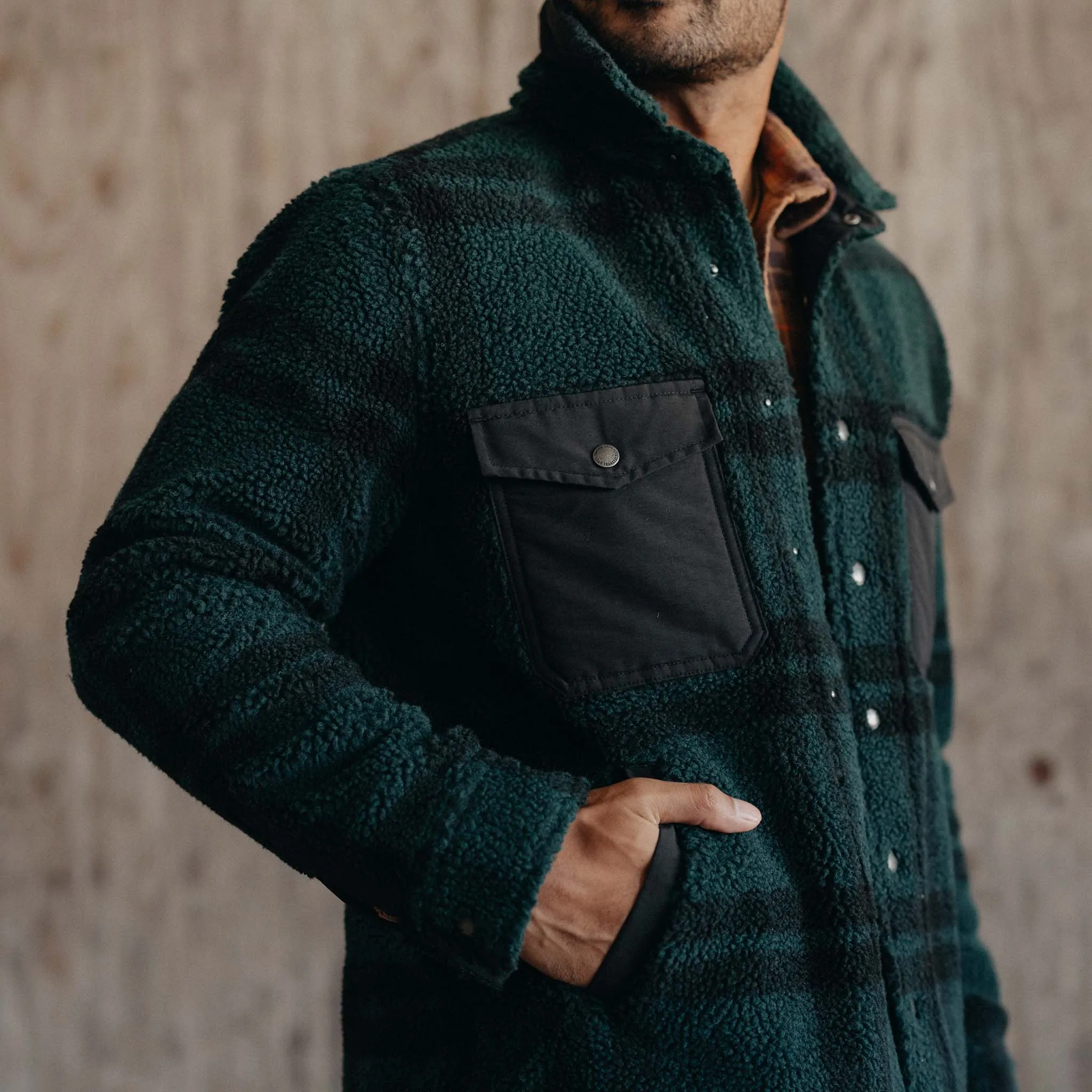 The Timberline Jacket in Dark Spruce Plaid