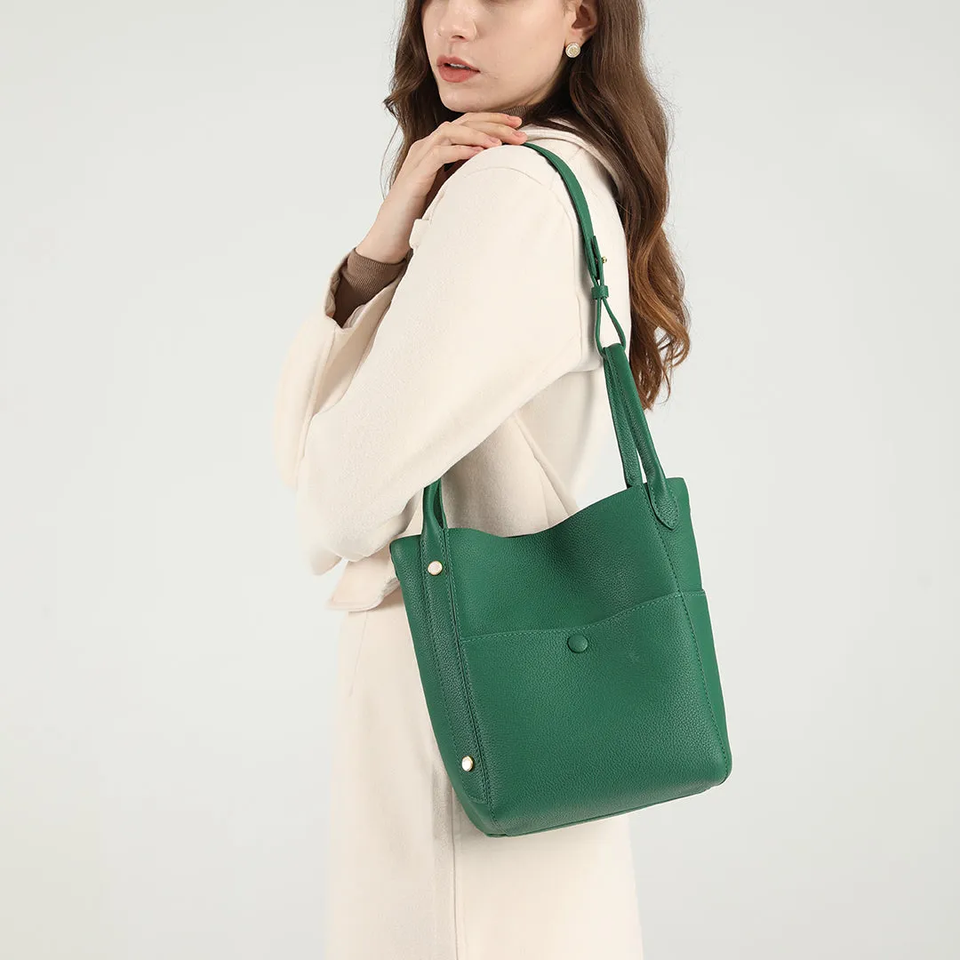 TIANQINGJI Handmade TOGO Leather Picotin Tote Bag (Special Colors)