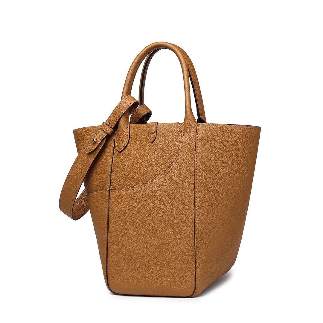 TIANQINGJI Handmade TOGO Leather Picotin Tote Bag (Special Colors)