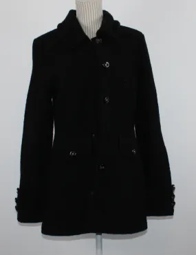 TRIBAL BLACK COAT LADIES MEDIUM PRE-LOVED