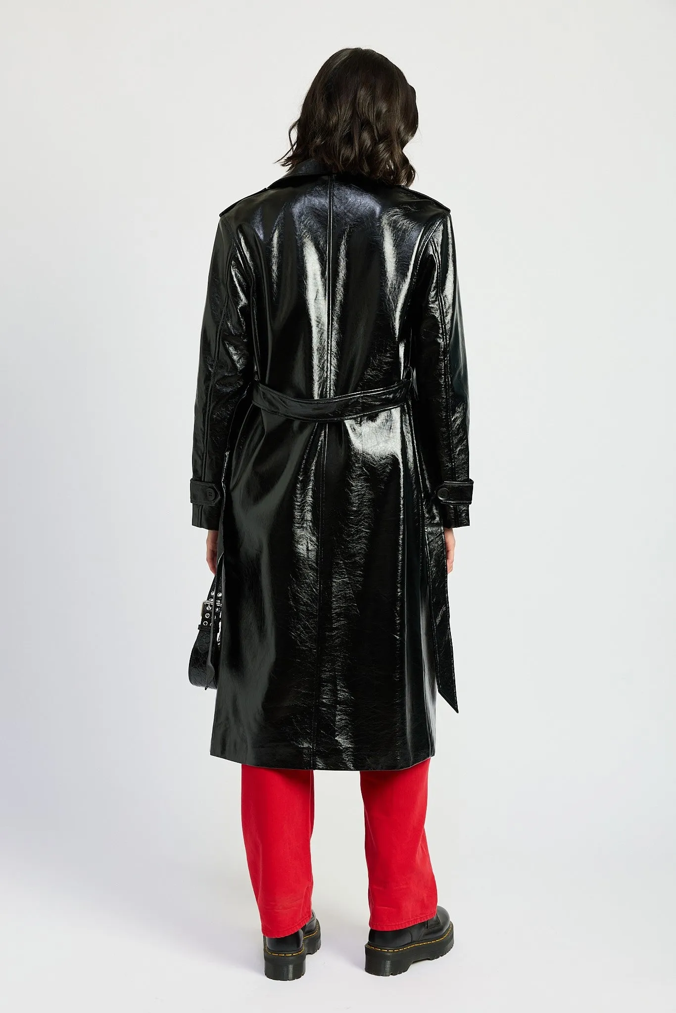 Trinity Faux Leather Coat