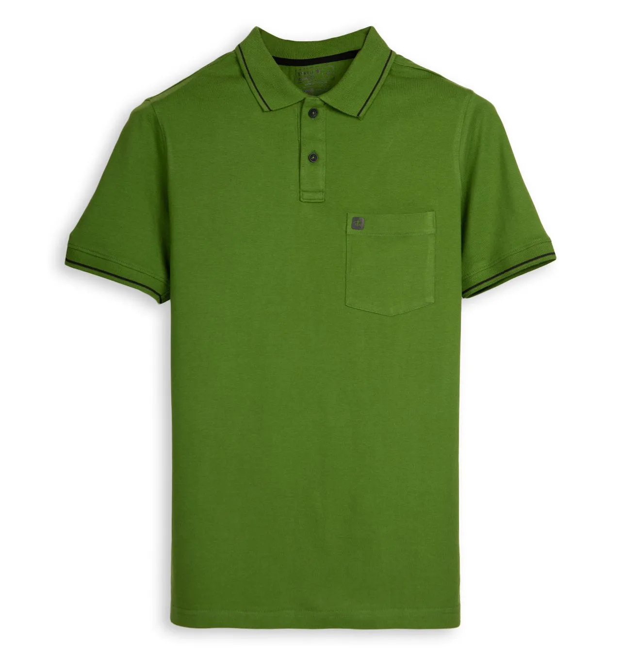 Turtle Men Green & Maroon Polo T-shirt (Pack of 2)