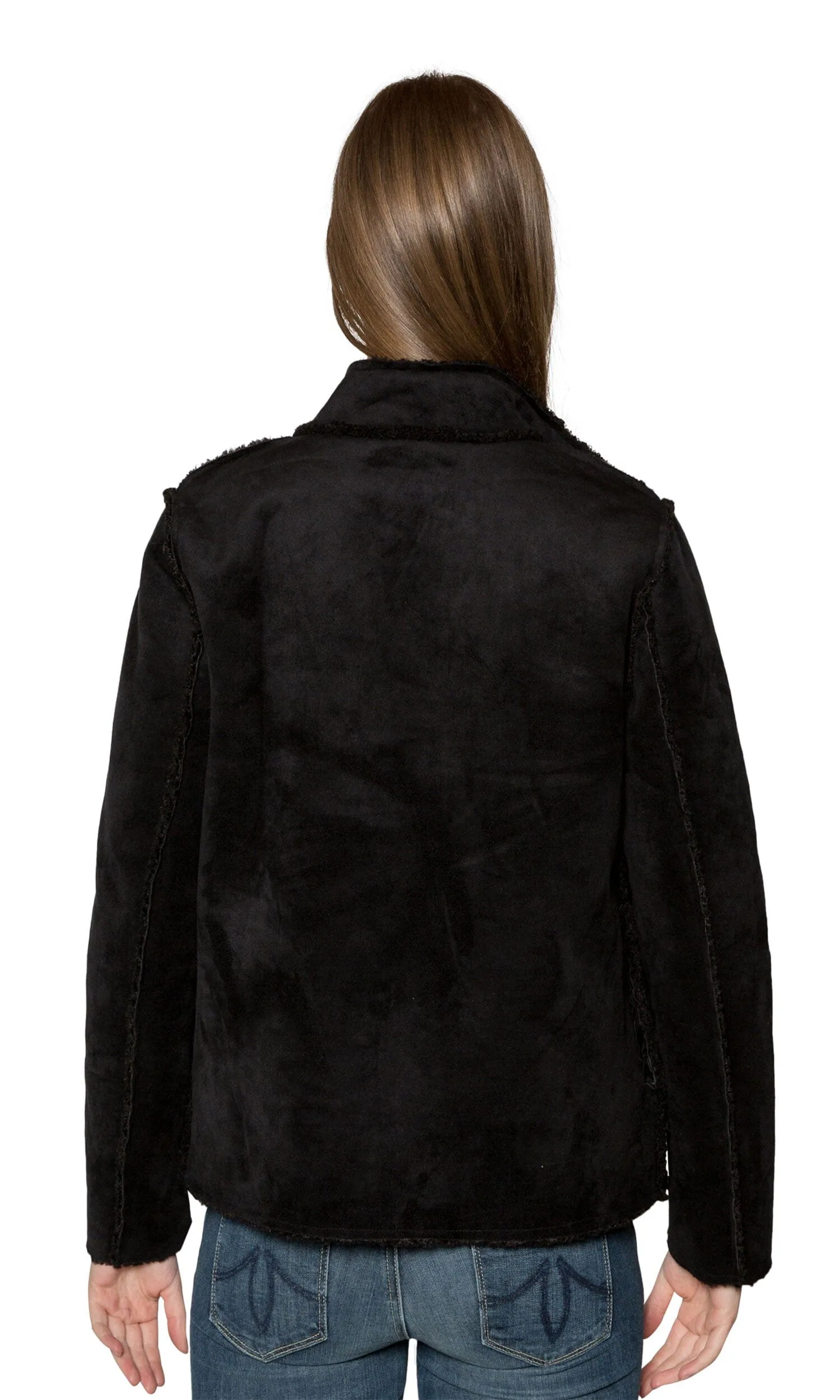 Velvet by Graham & Spencer Chatlie Reversible Faux Sherpa Jacket