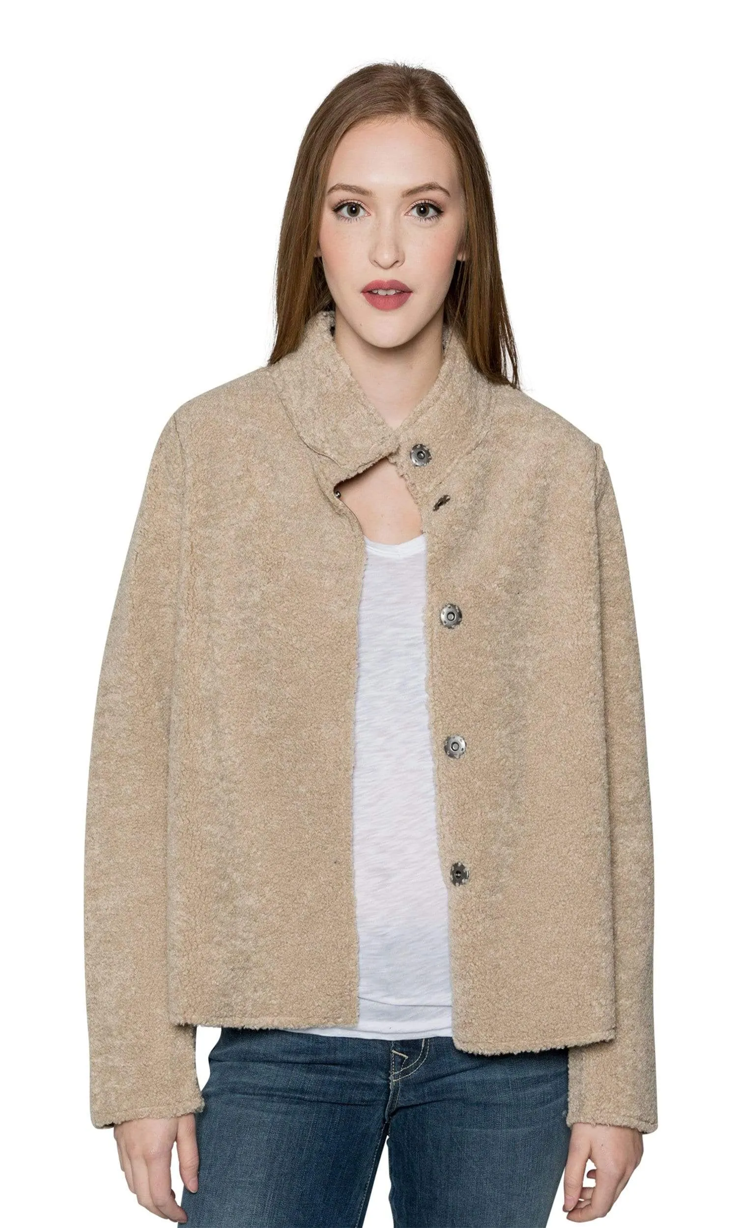 Velvet by Graham & Spencer Chatlie Reversible Faux Sherpa Jacket