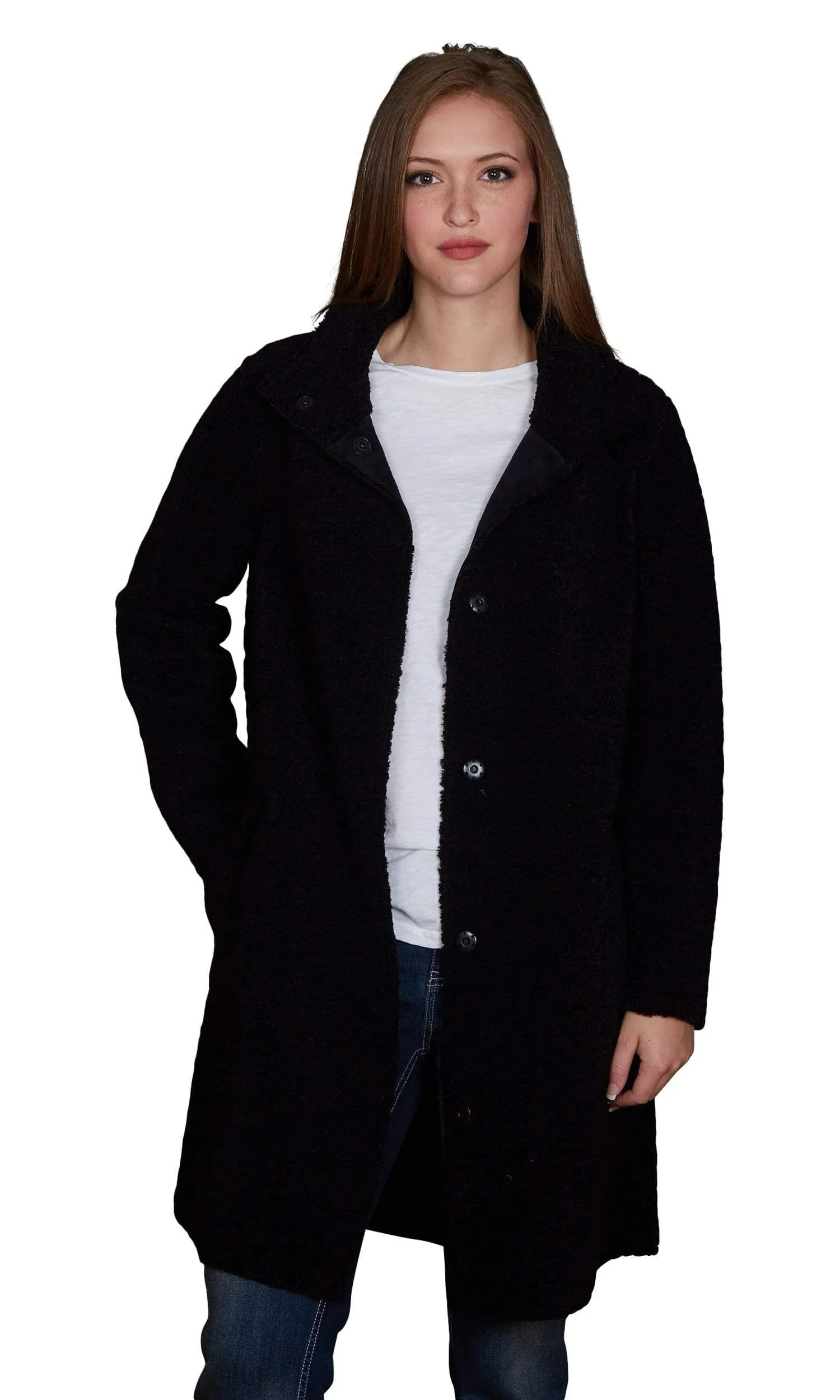 Velvet by Graham & Spencer Mirabella Reversible Lux Sherpa Coat