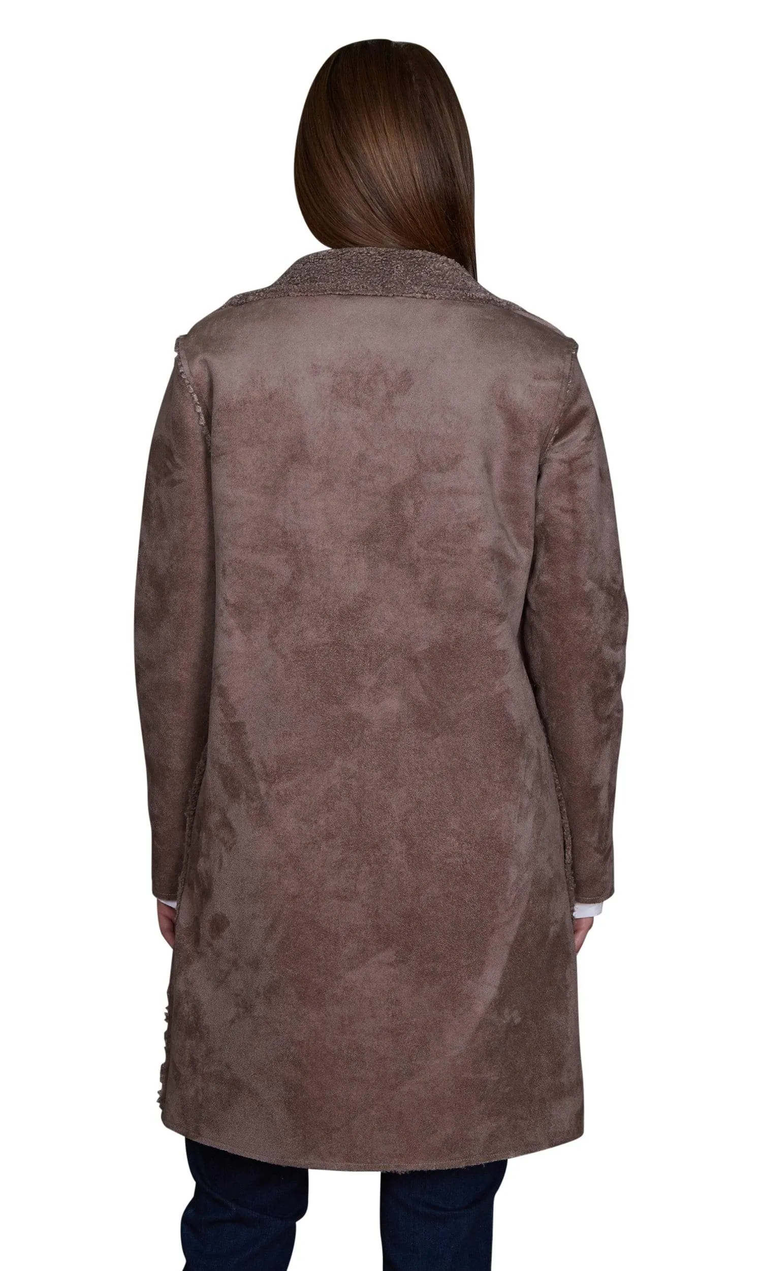 Velvet by Graham & Spencer Mirabella Reversible Lux Sherpa Coat