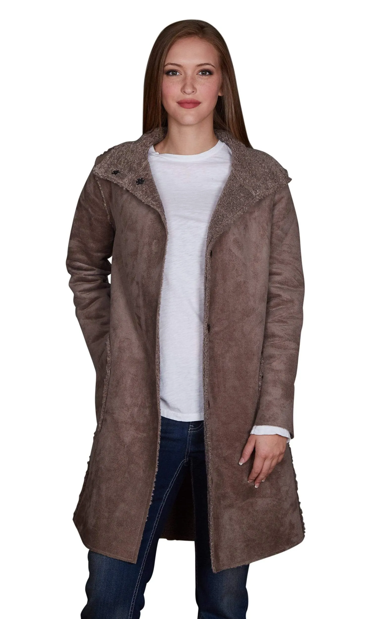 Velvet by Graham & Spencer Mirabella Reversible Lux Sherpa Coat