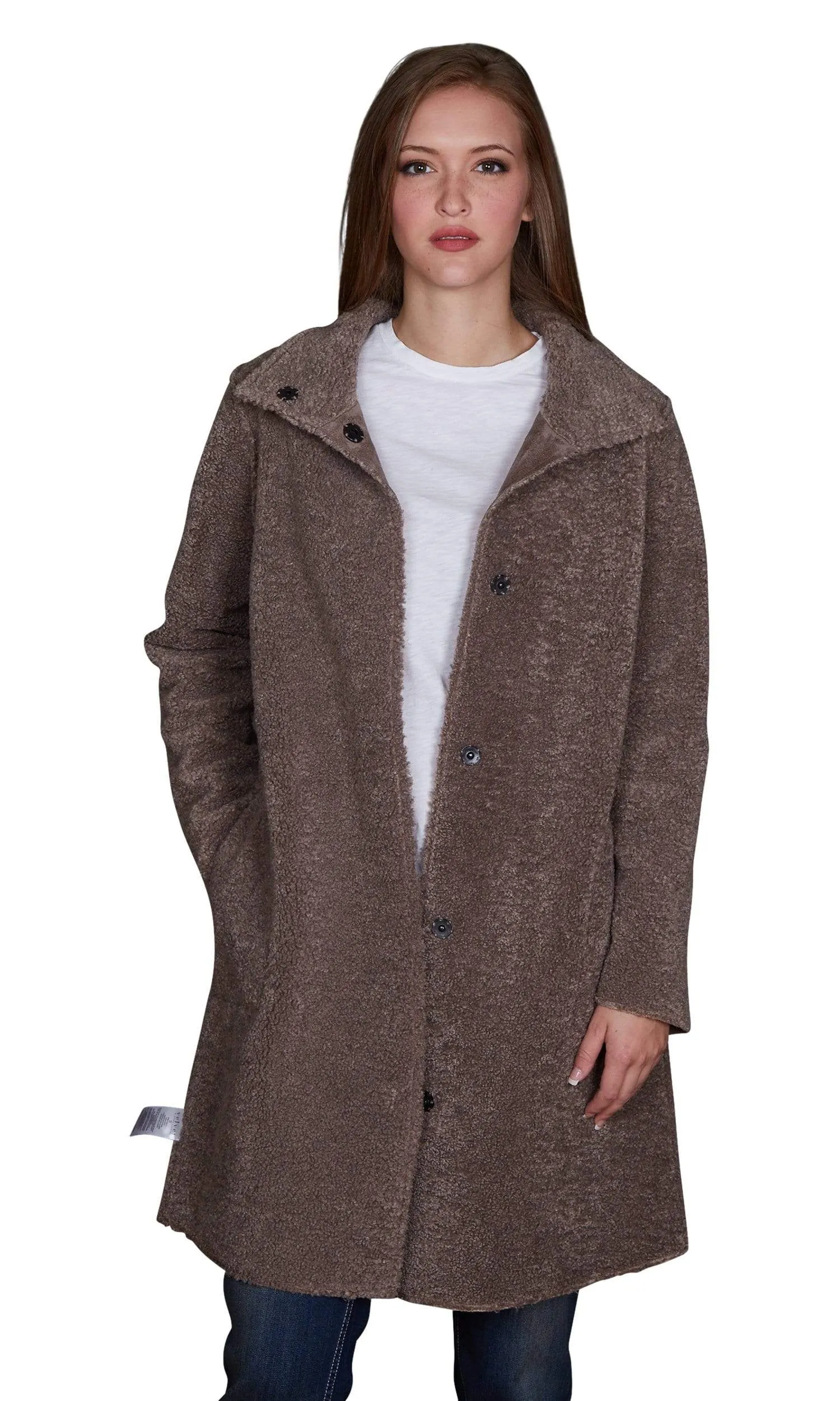 Velvet by Graham & Spencer Mirabella Reversible Lux Sherpa Coat