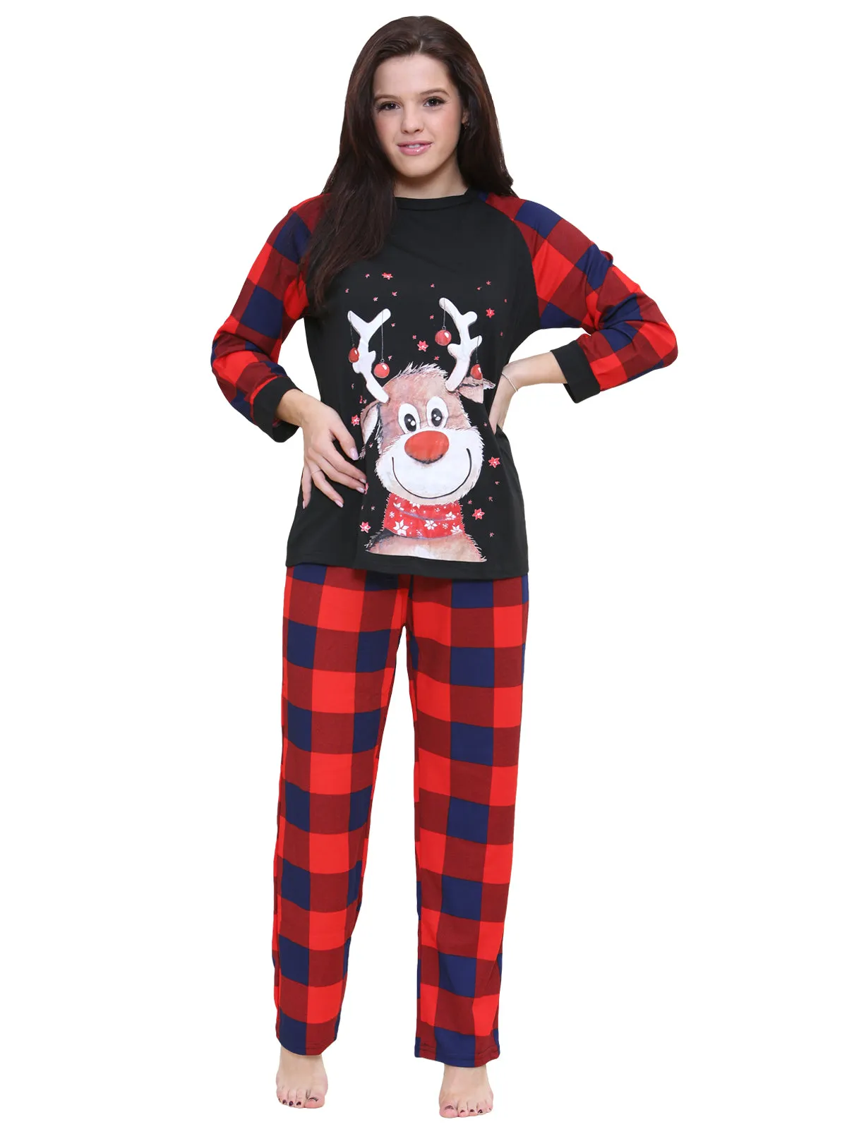 Womens Christmas Pyjama Set - L/XL