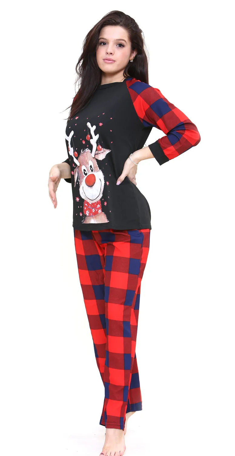 Womens Christmas Pyjama Set - L/XL