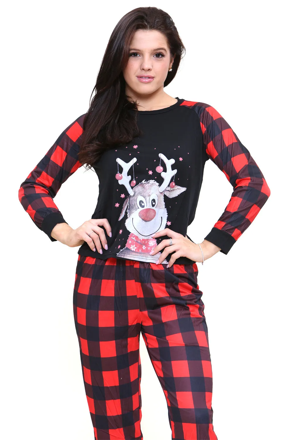 Womens Christmas Pyjama Set - L/XL