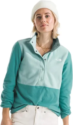 Women's Glacier Fleece Half-Snap - Oxidized Bronze/Muted Pine