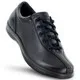 Women's Leather Lace-Up Causal Slip Resistant Shoe 'Liv' - Black