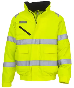 Yellow - Hi-vis fontaine flight jacket (HVP209)