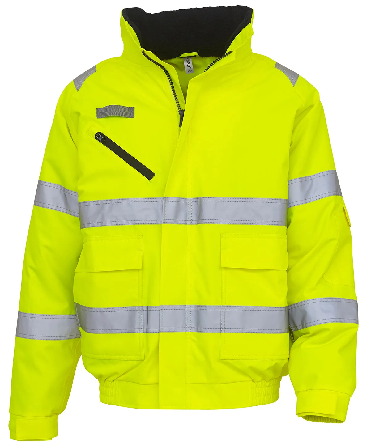 Yellow - Hi-vis fontaine flight jacket (HVP209)