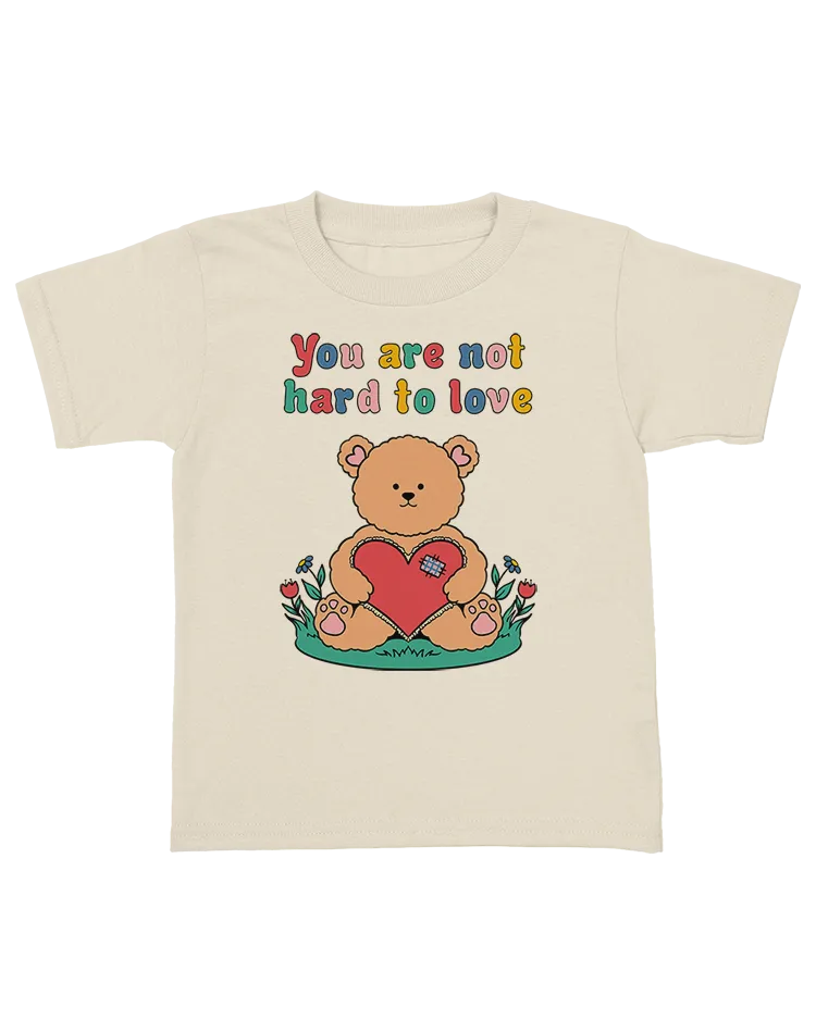 You Are Not Hard To Love (Teddy Bear) - Youth T-Shirt